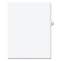 Avery Dennison Numerical Index Tab-34, 8-1/2 x 11", White, PK25 01034